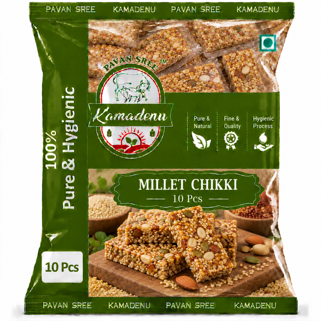 Millet Chikki – 10 Pcs