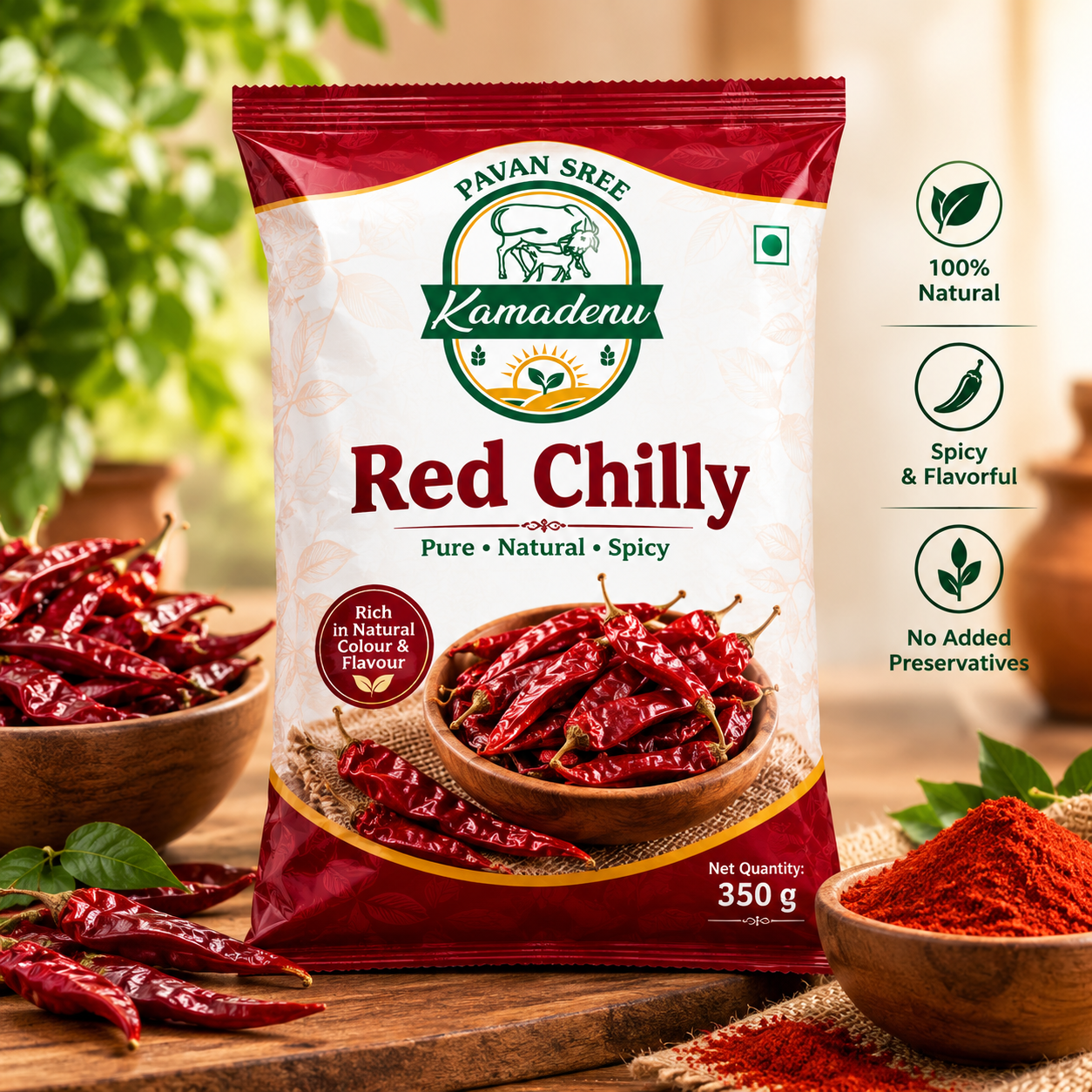 Red Chilly 350 gms